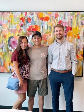 Jason with clients